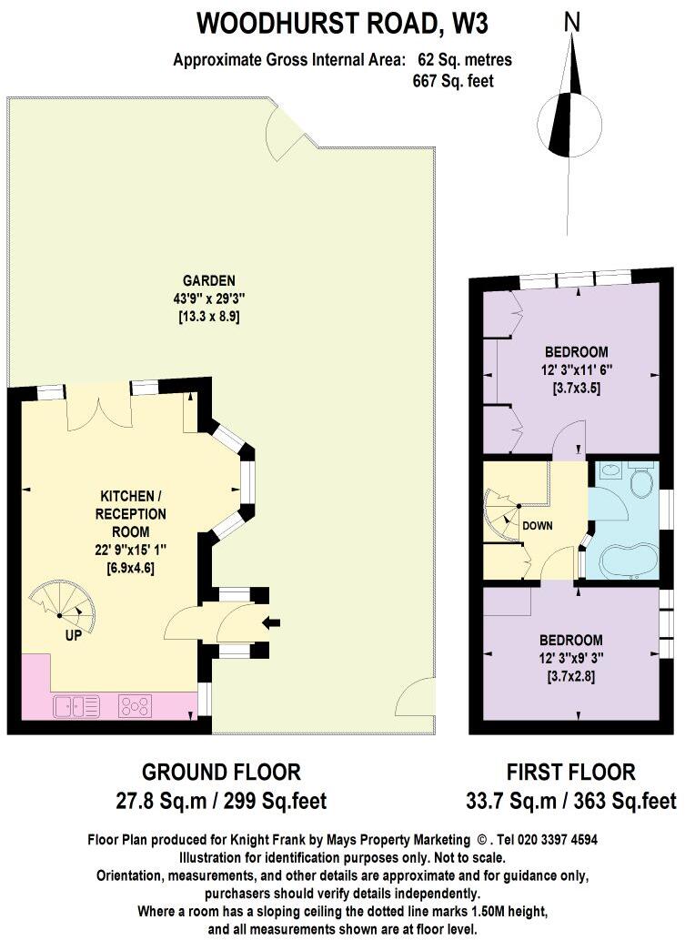 24B Woodhurst Road, London, W3 6SP floorplan