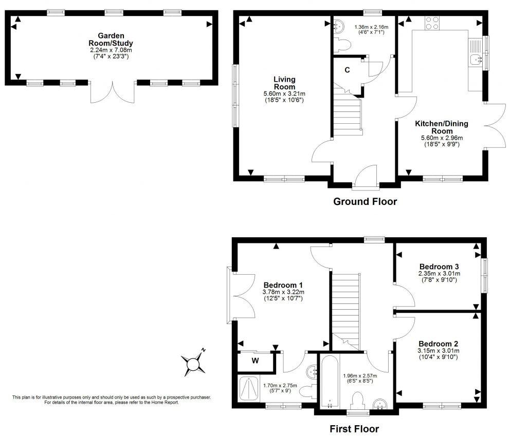73 Seven Wells Crescent, East Calder, Livingston, EH53 0GT floorplan
