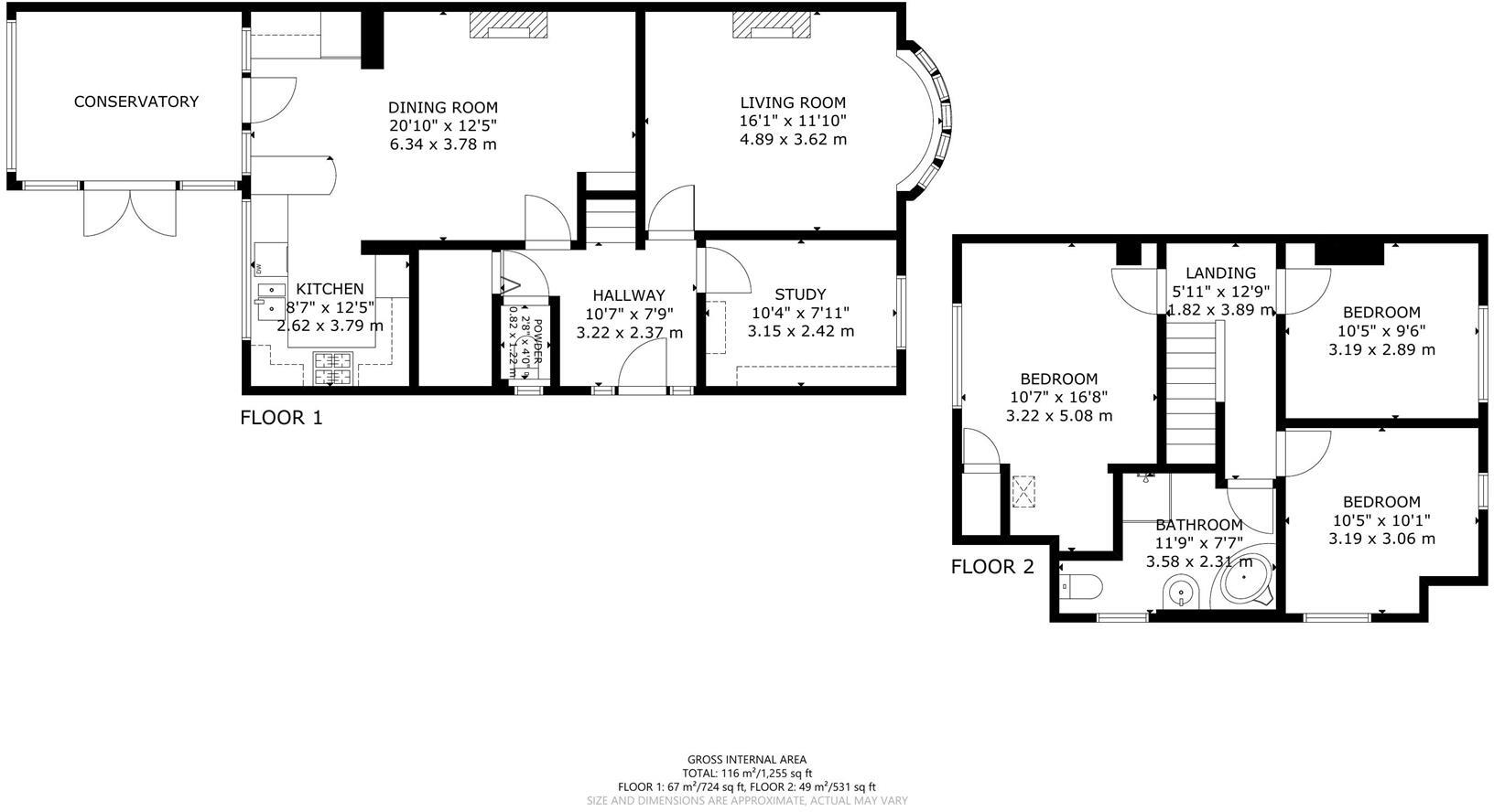 Eastbourne Road, Lower Willingdon, Eastbourne floorplan
