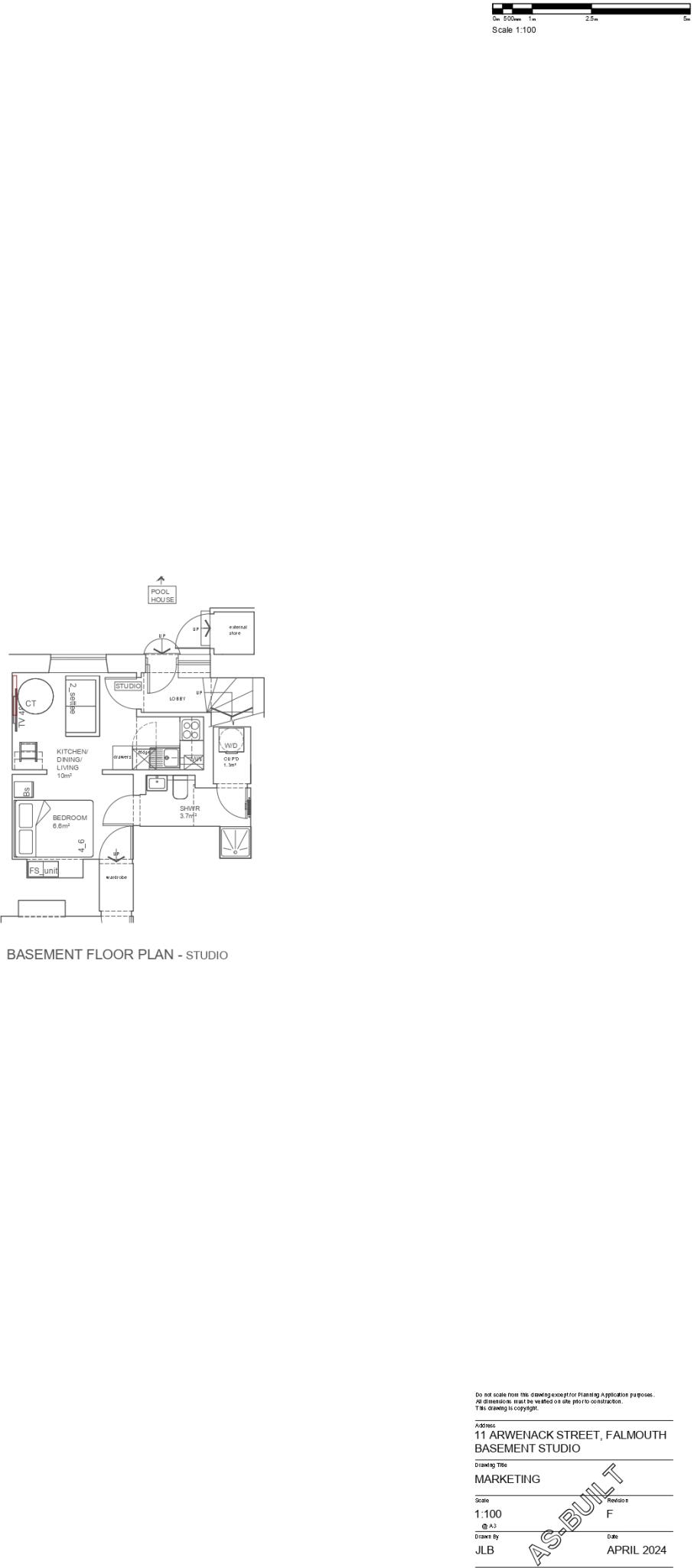 The Studio, 11, Arwenack Street TR11 3JA floorplan