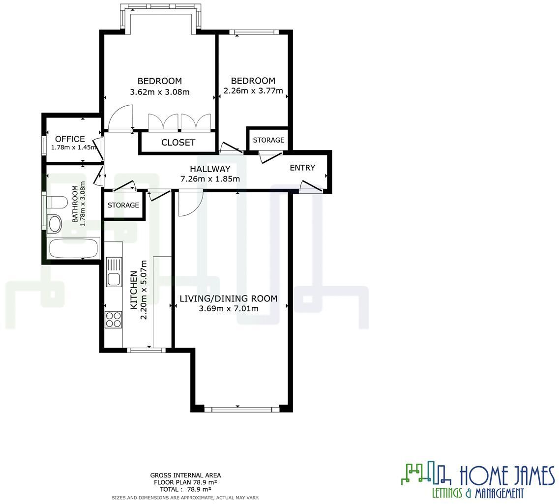 The Drive, Hove, BN3 6FU floorplan