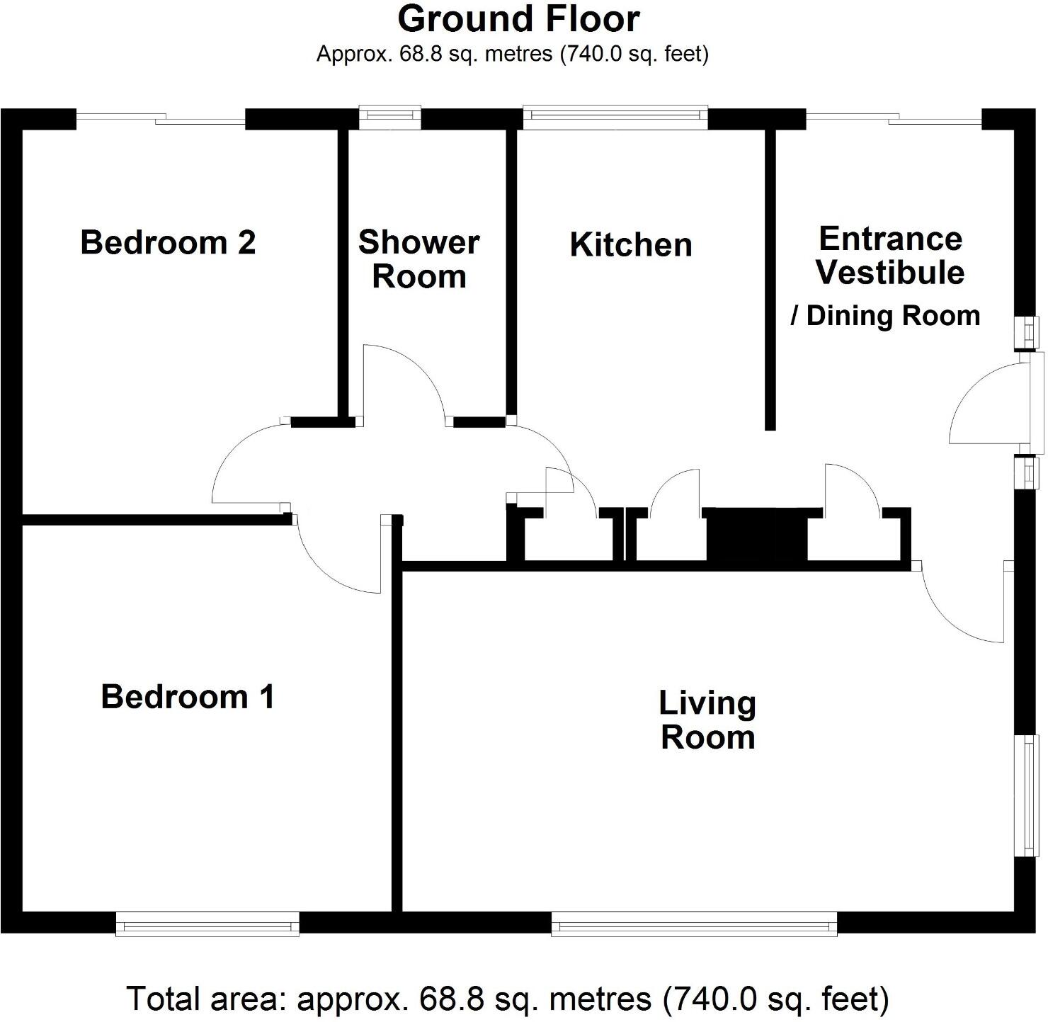 Tythe Barn Road, Selsey floorplan