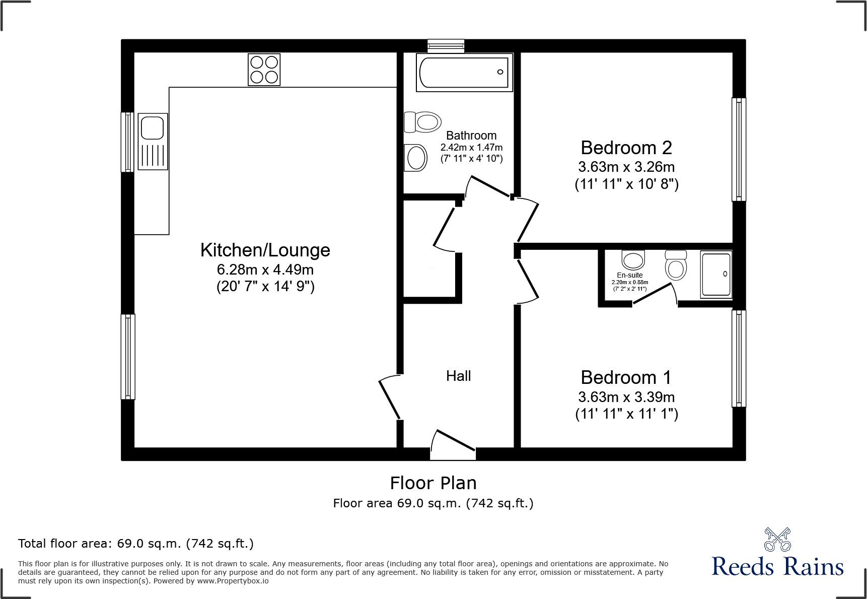 Warley Road, Blackpool, Lancashire, FY1 floorplan