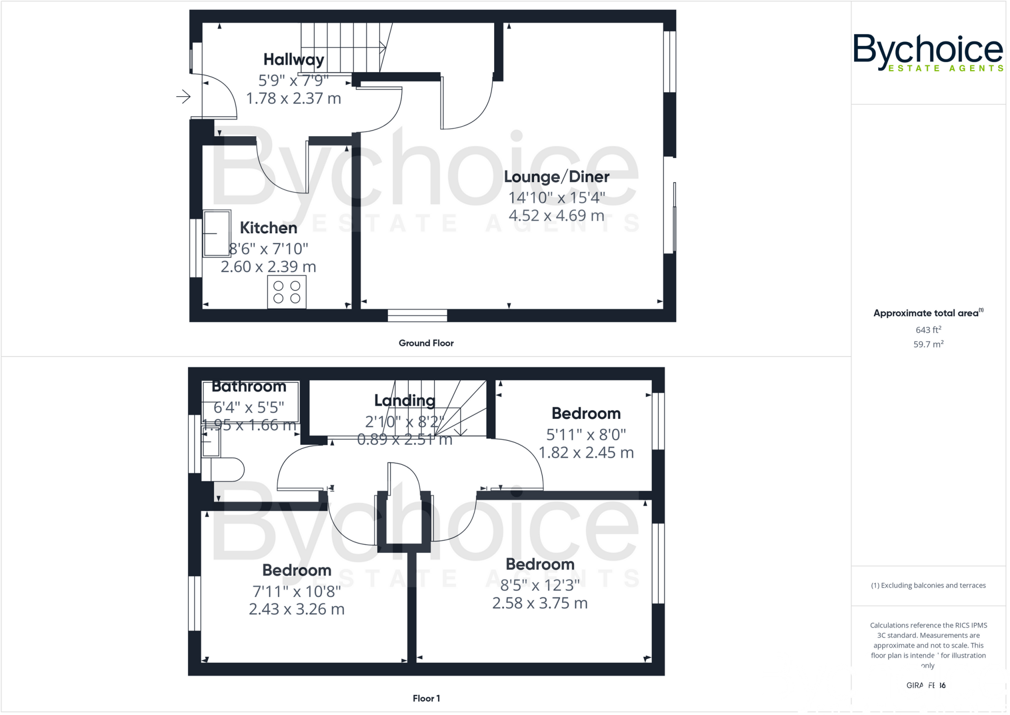 Monarch Close, Haverhill, Suffolk floorplan