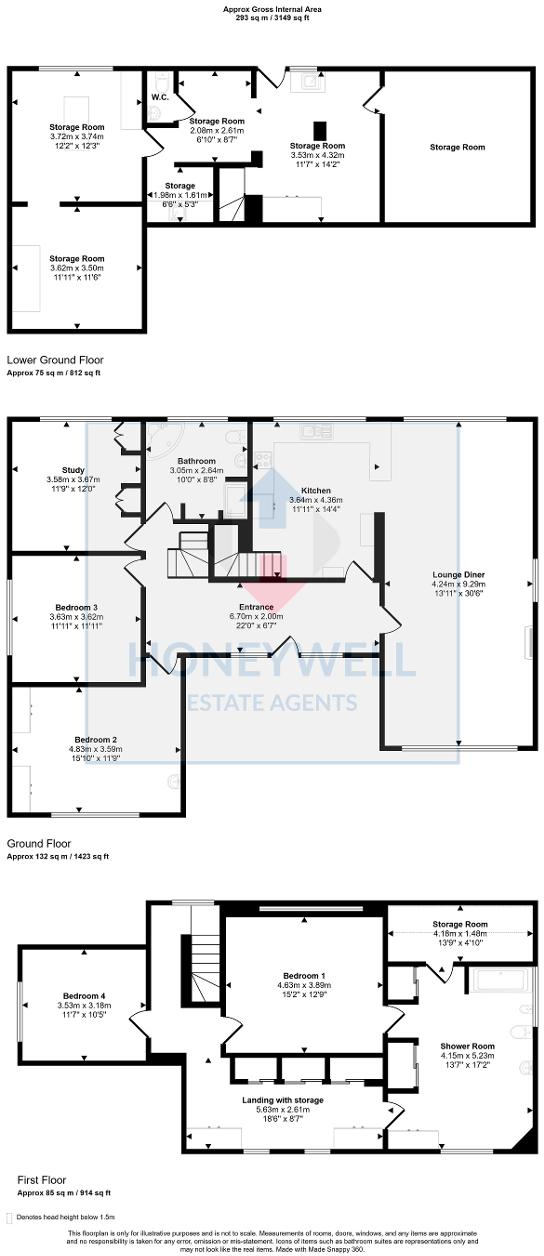 Whalley Old Road, Billington, Clitheroe, BB7 9JF floorplan
