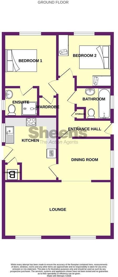 Greenlawns, St Osyth Road East, Little Clacton floorplan