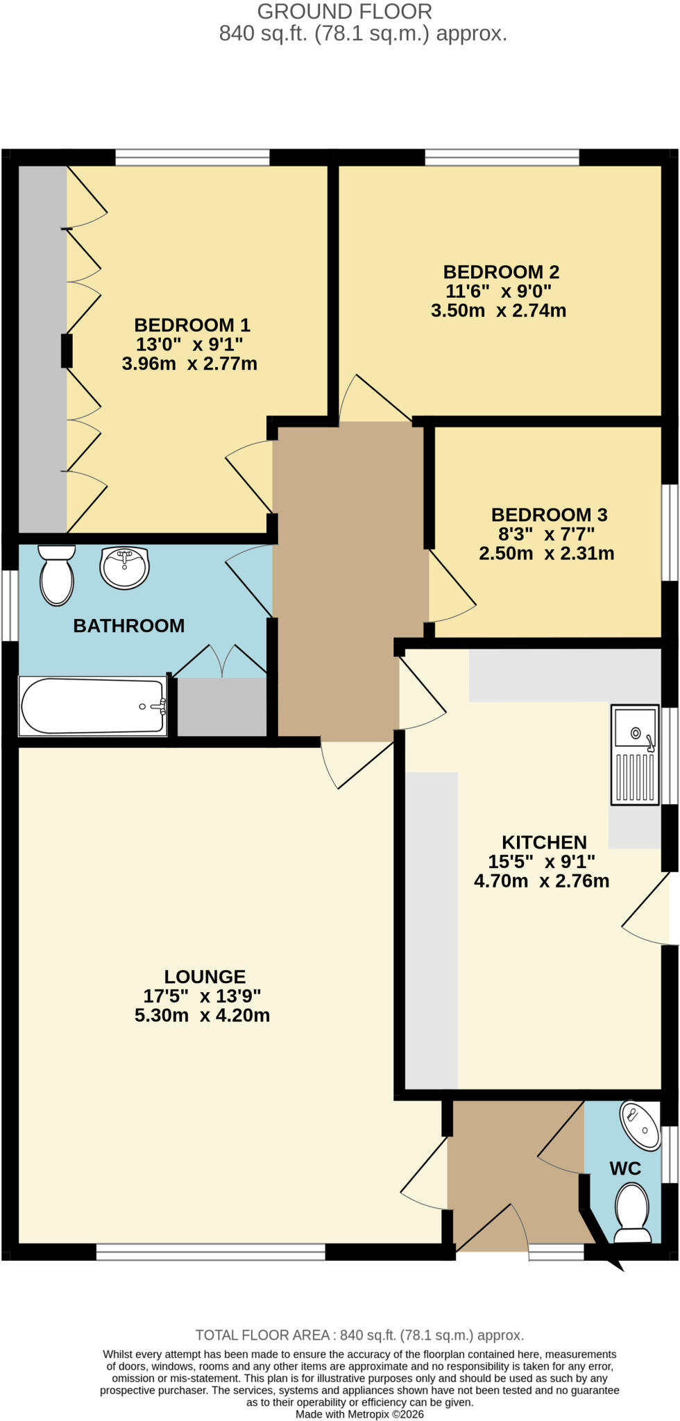 Norman Close, Barton-Upon-Humber, North Lincolnshire, DN18 floorplan
