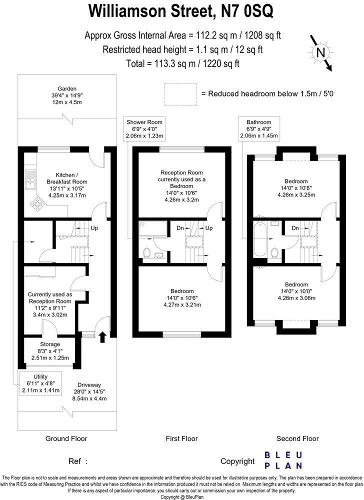Williamson Street, London, N7 floorplan