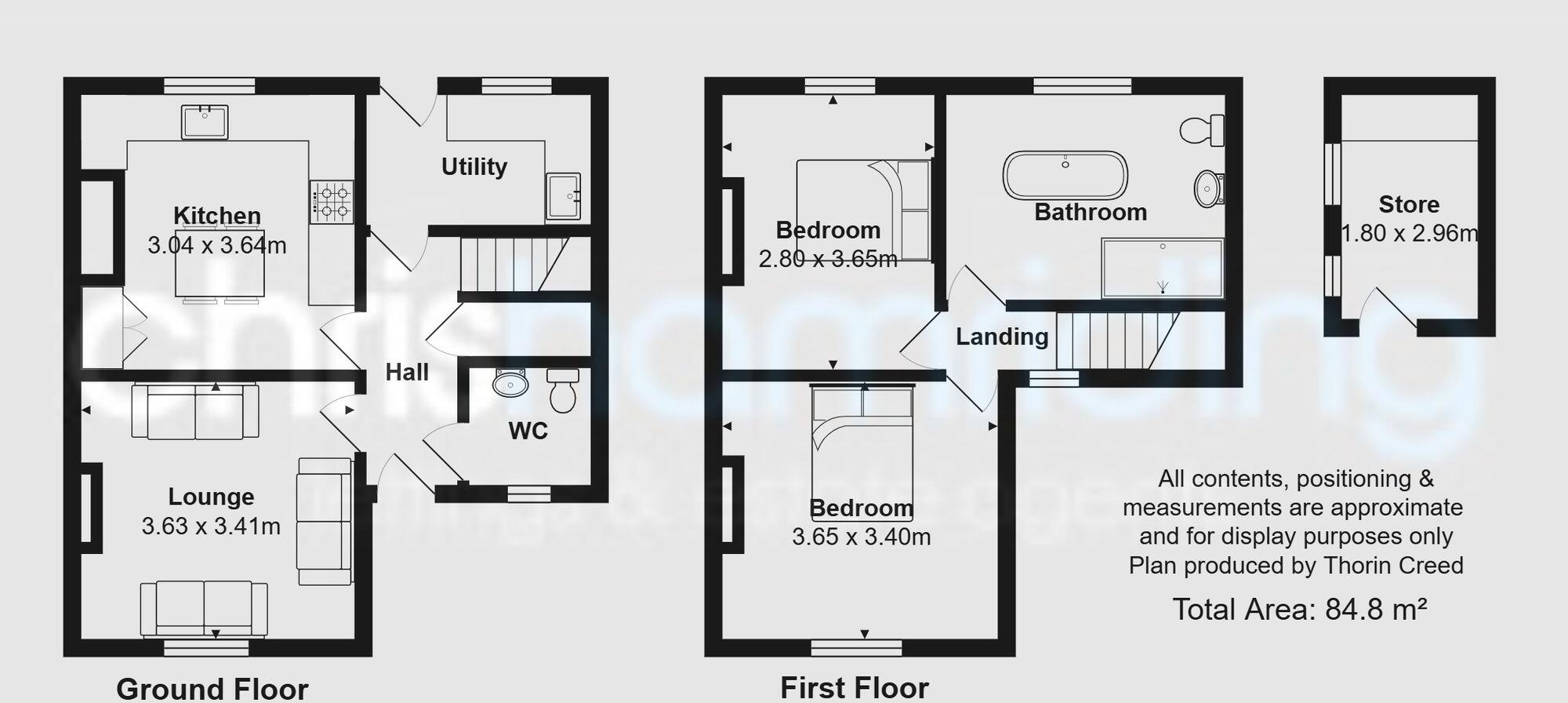 Railway Cottages, Mossley, CW12 floorplan