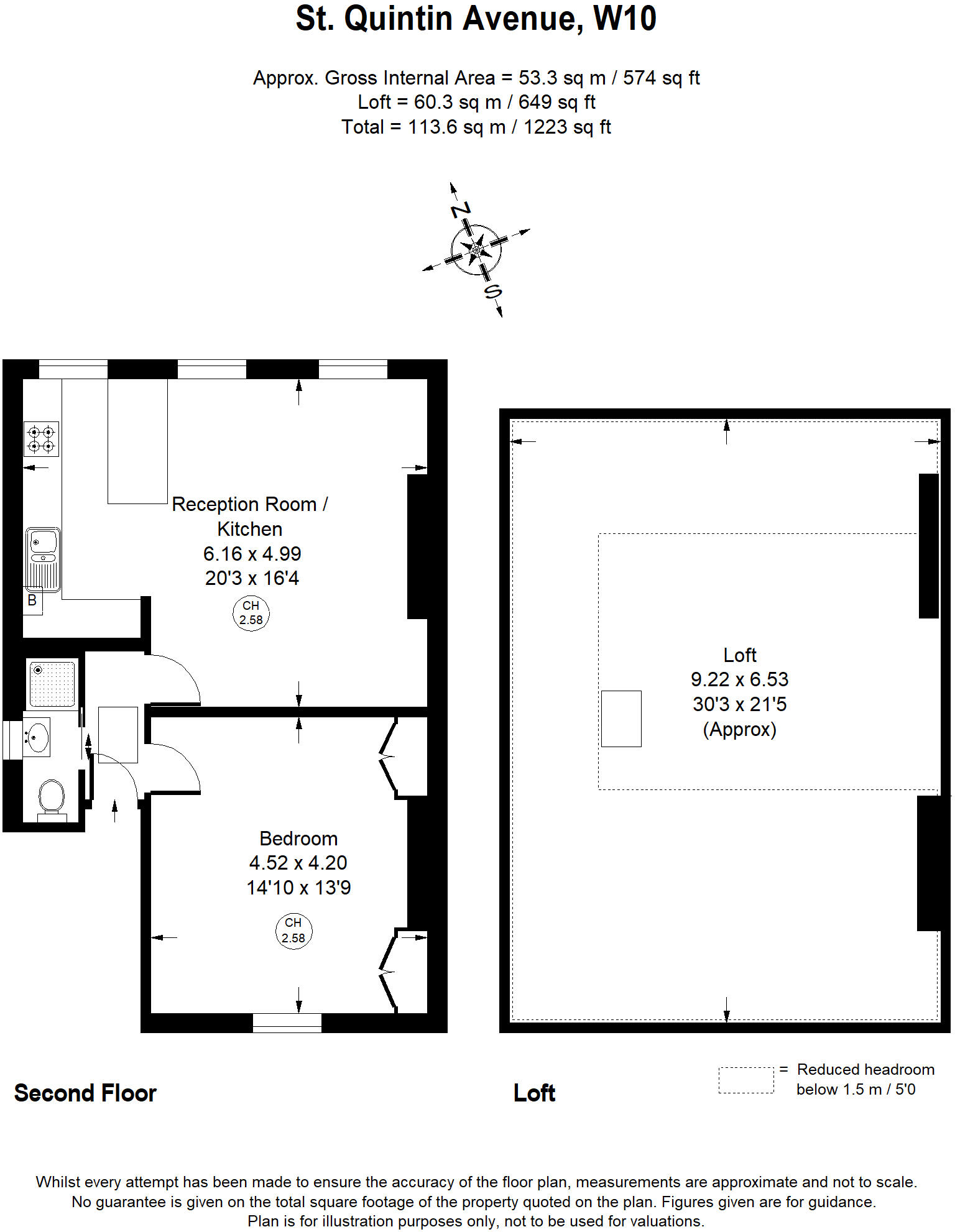 St Quintin Avenue, London, W10 floorplan