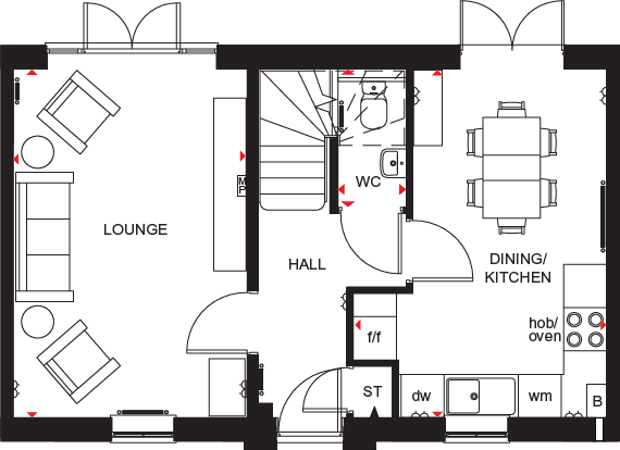 Leigh Road,
Wimborne,
BH21 2BZ floorplan
