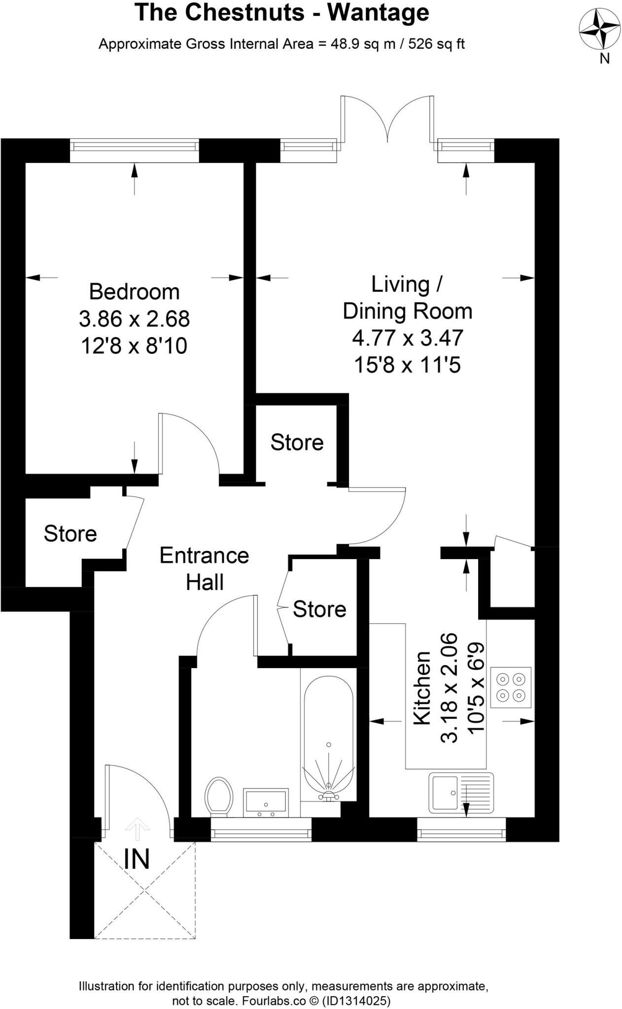 The Chestnuts, Charlton, OX12 floorplan