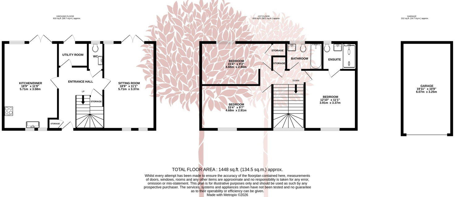 Elder Close, Wedmore floorplan