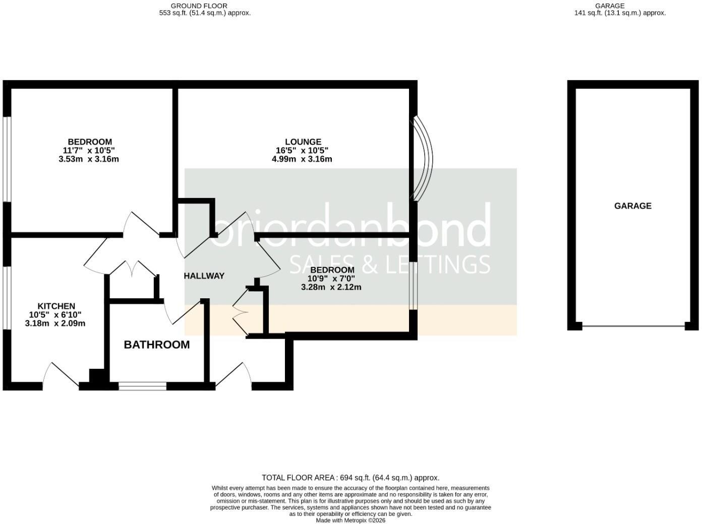Malpas Drive, Duston, Northampton NN5 floorplan