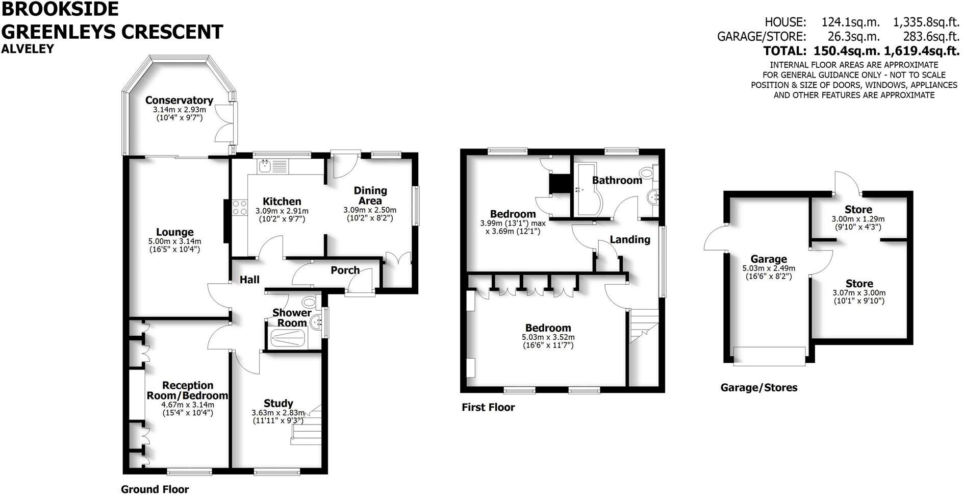 Brookside, Greenleys Crescent, Alveley, Bridgnorth floorplan