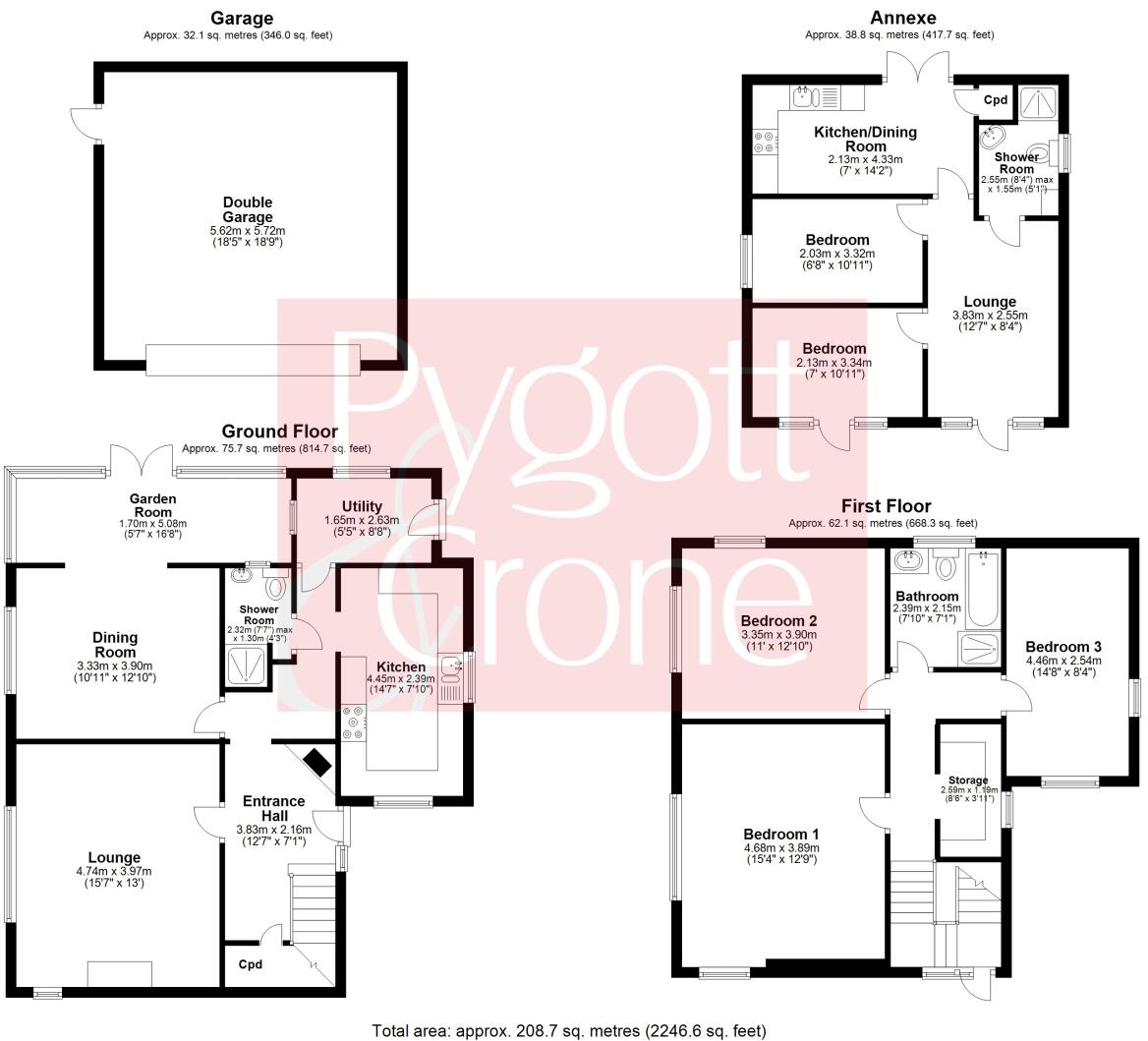 Halton Fenside, Halton Holegate, Spilsby, PE23  floorplan