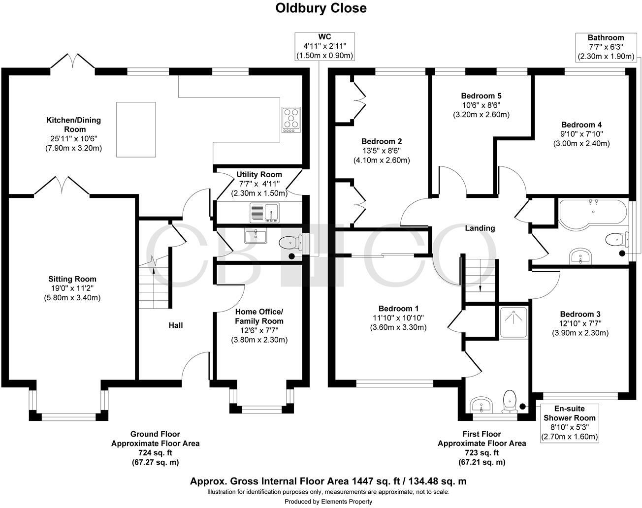 Oldbury Close, Oakwood, Derby floorplan