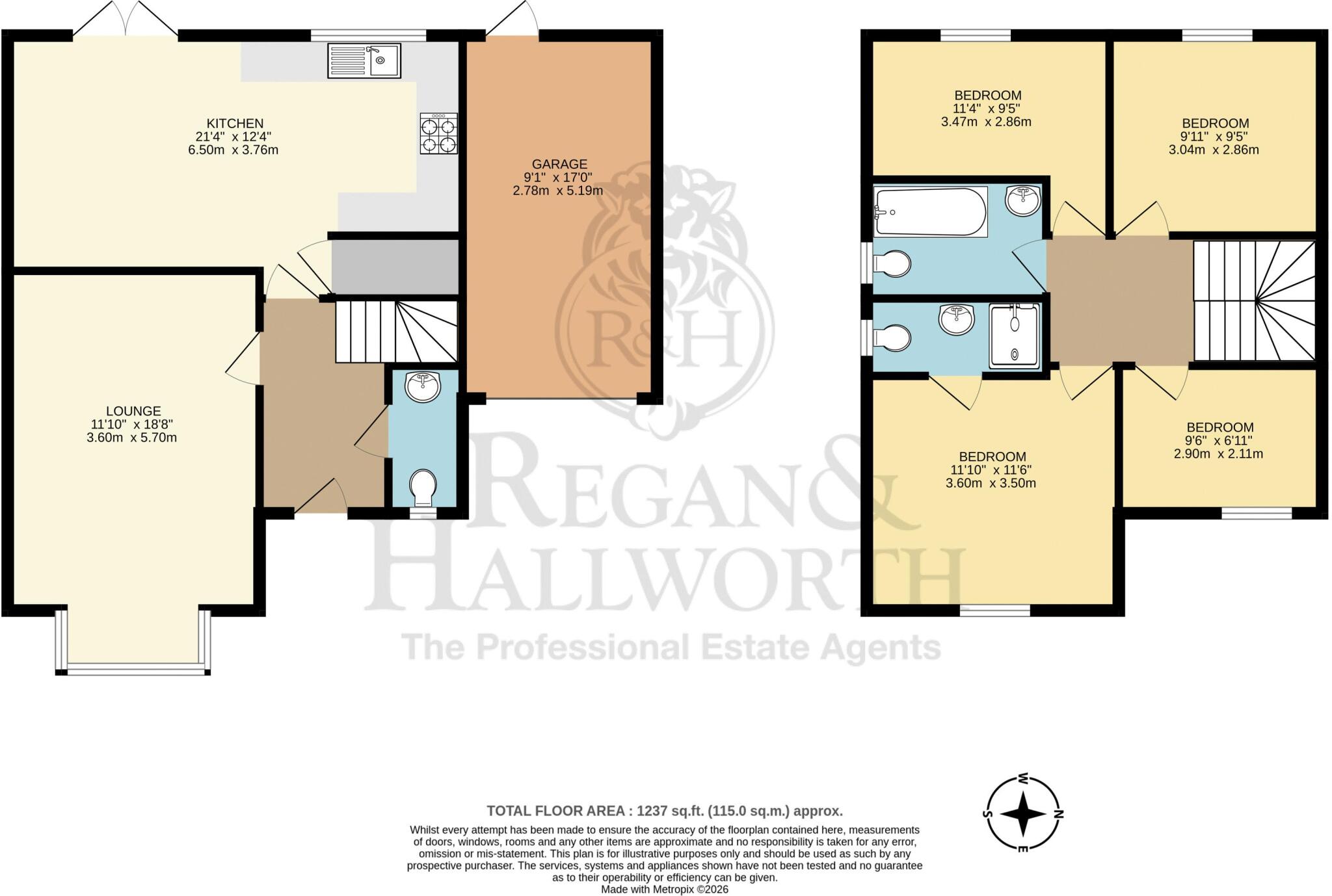 Almond Green Avenue, Standish, WN6 0ZG floorplan
