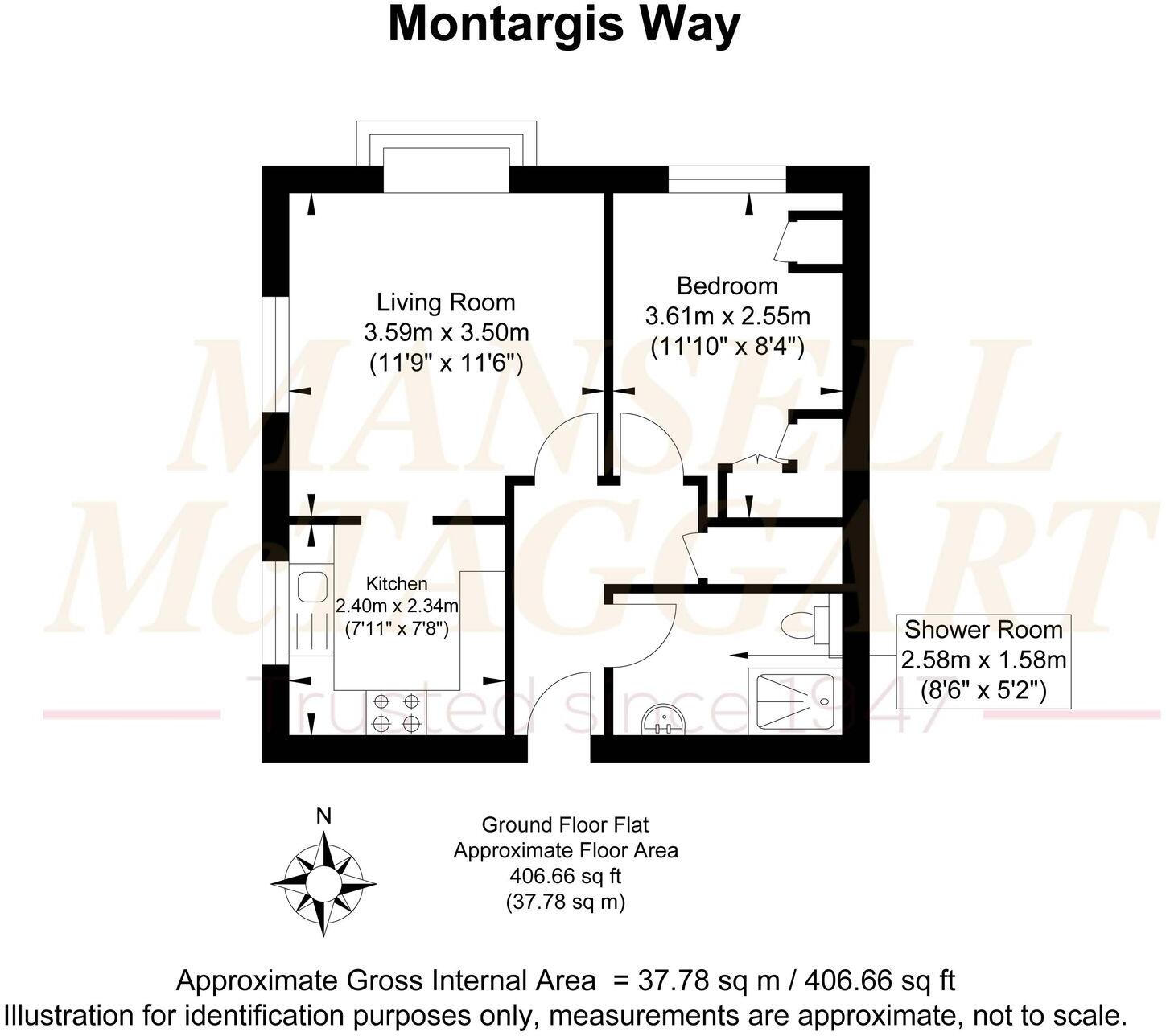 Montargis Way, Martlets Court Montargis Way, TN6 floorplan