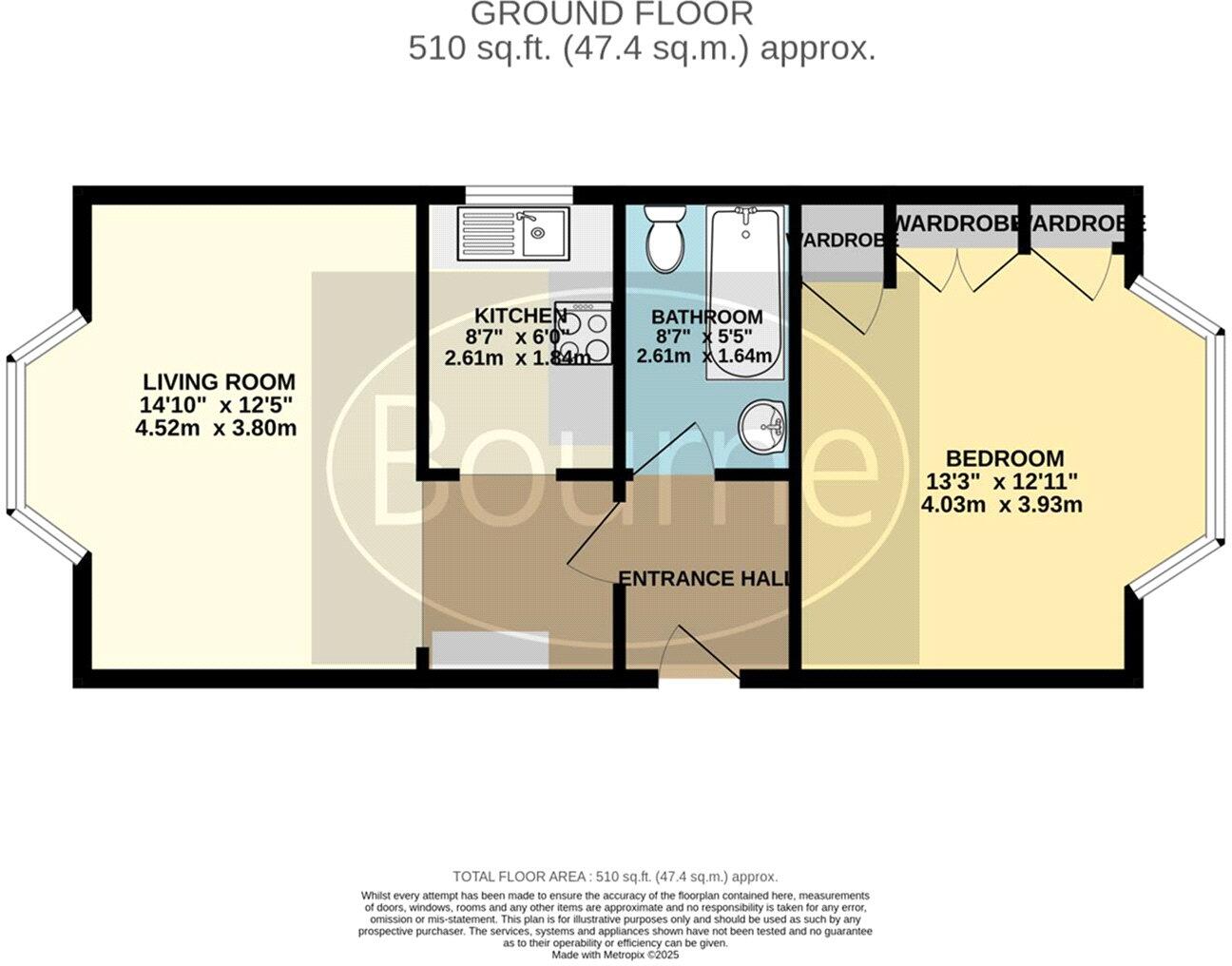 Clandon Road, Guildford, Surrey, GU1 floorplan