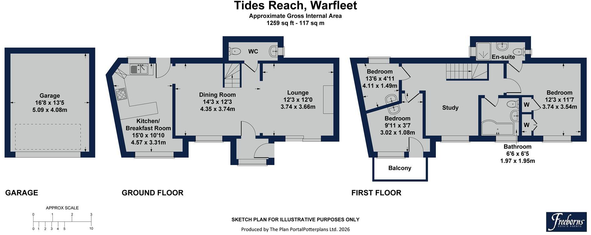Waterside Home With Private Mooring floorplan