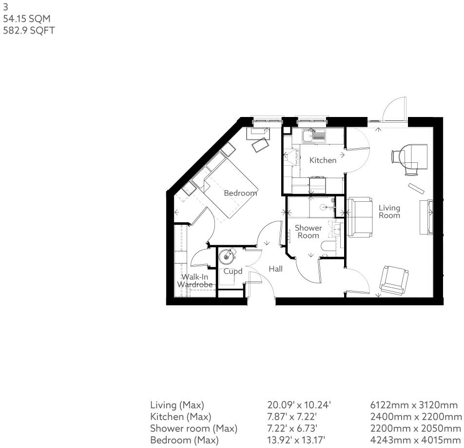 Orchard Lane, Alton, Hampshire, GU34 1GZ floorplan