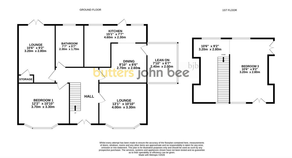 Waggs Road, Congleton floorplan