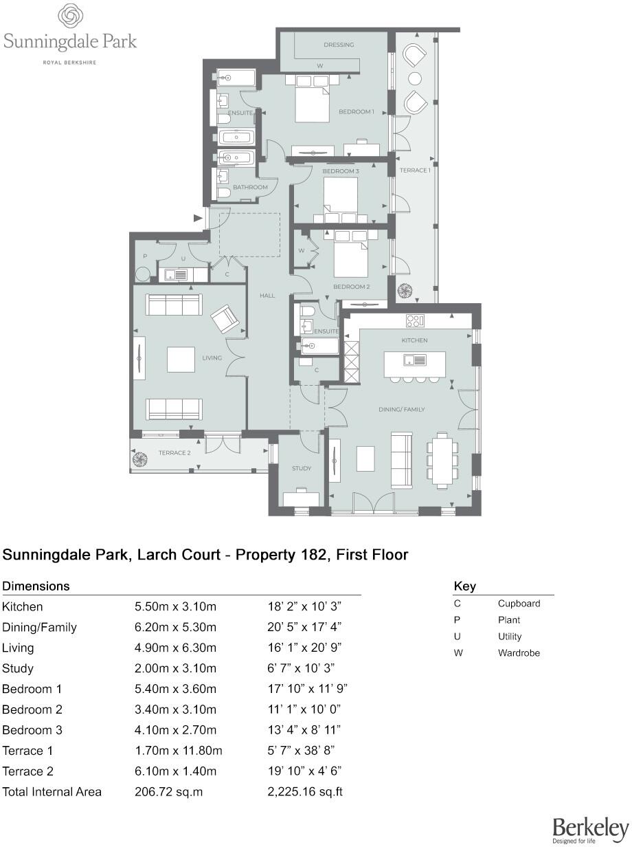 Larch Avenue,
Sunningdale,
SL5 0AR floorplan