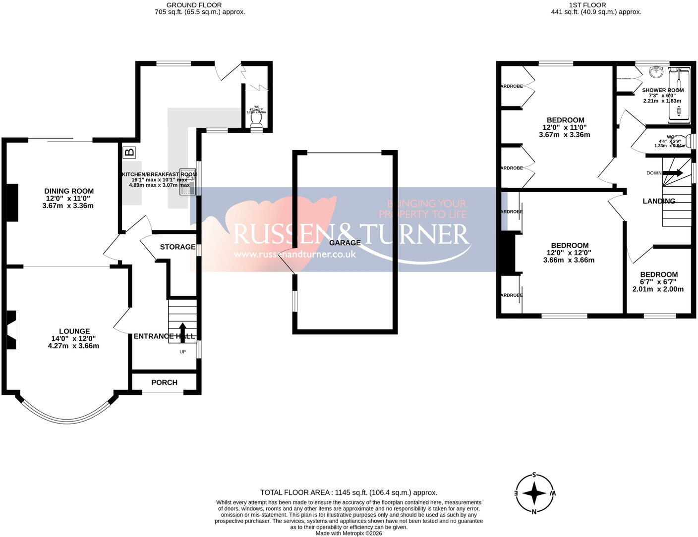 Family home located on Main Road in Clenchwarton floorplan