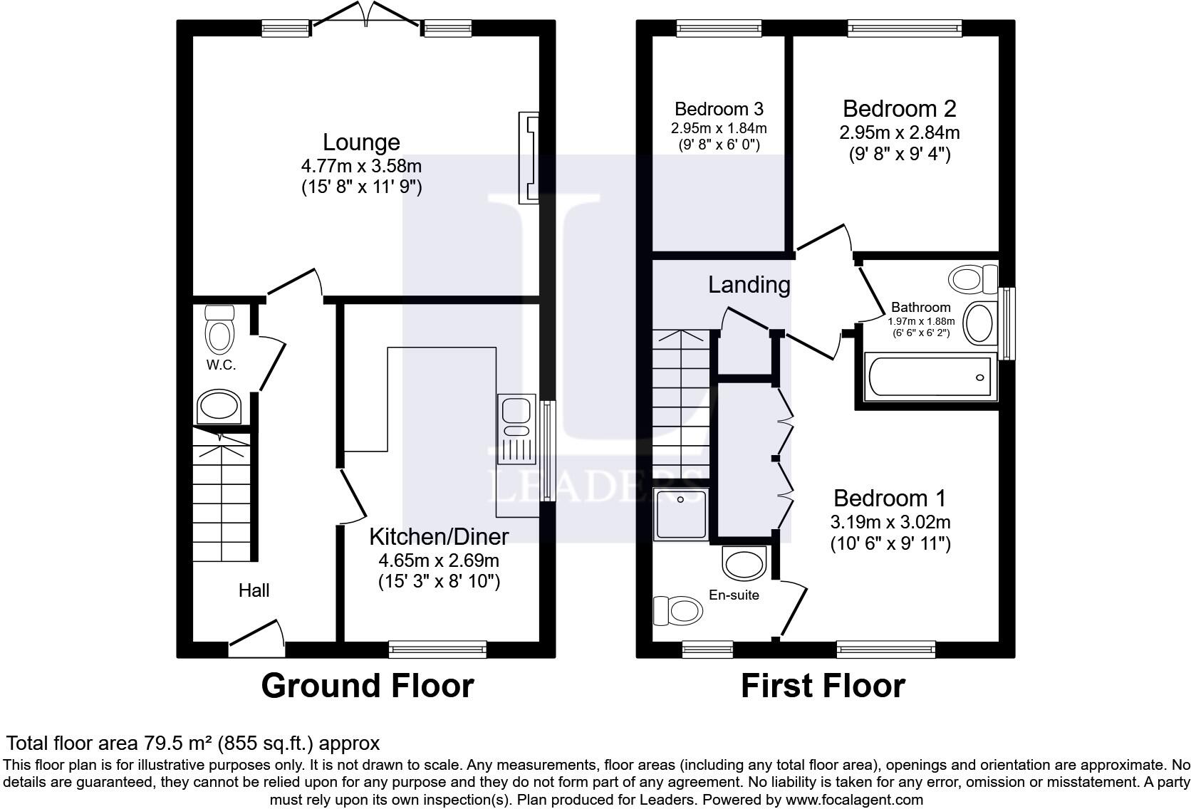 Llys Talwrn, Coedpoeth, LL11 floorplan