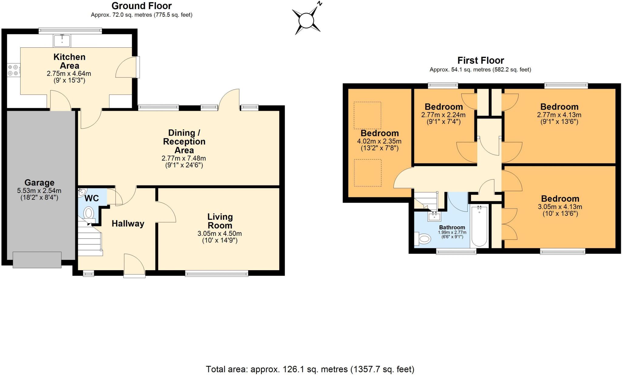 Meadowlands, Oxted floorplan