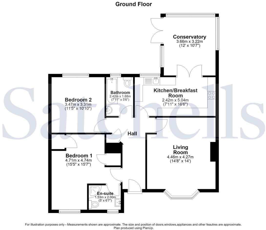 Queen Street, Stotfold, Hitchin, SG5 floorplan