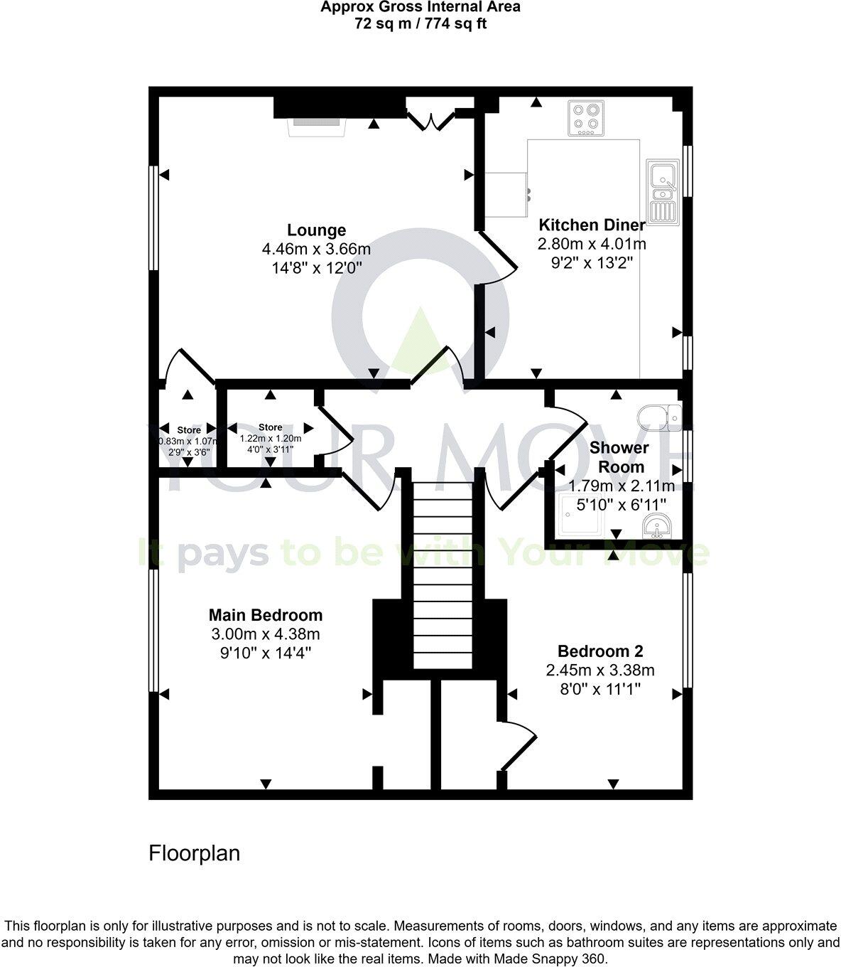 Kirkcaldy Road, Burntisland, Fife, KY3 floorplan