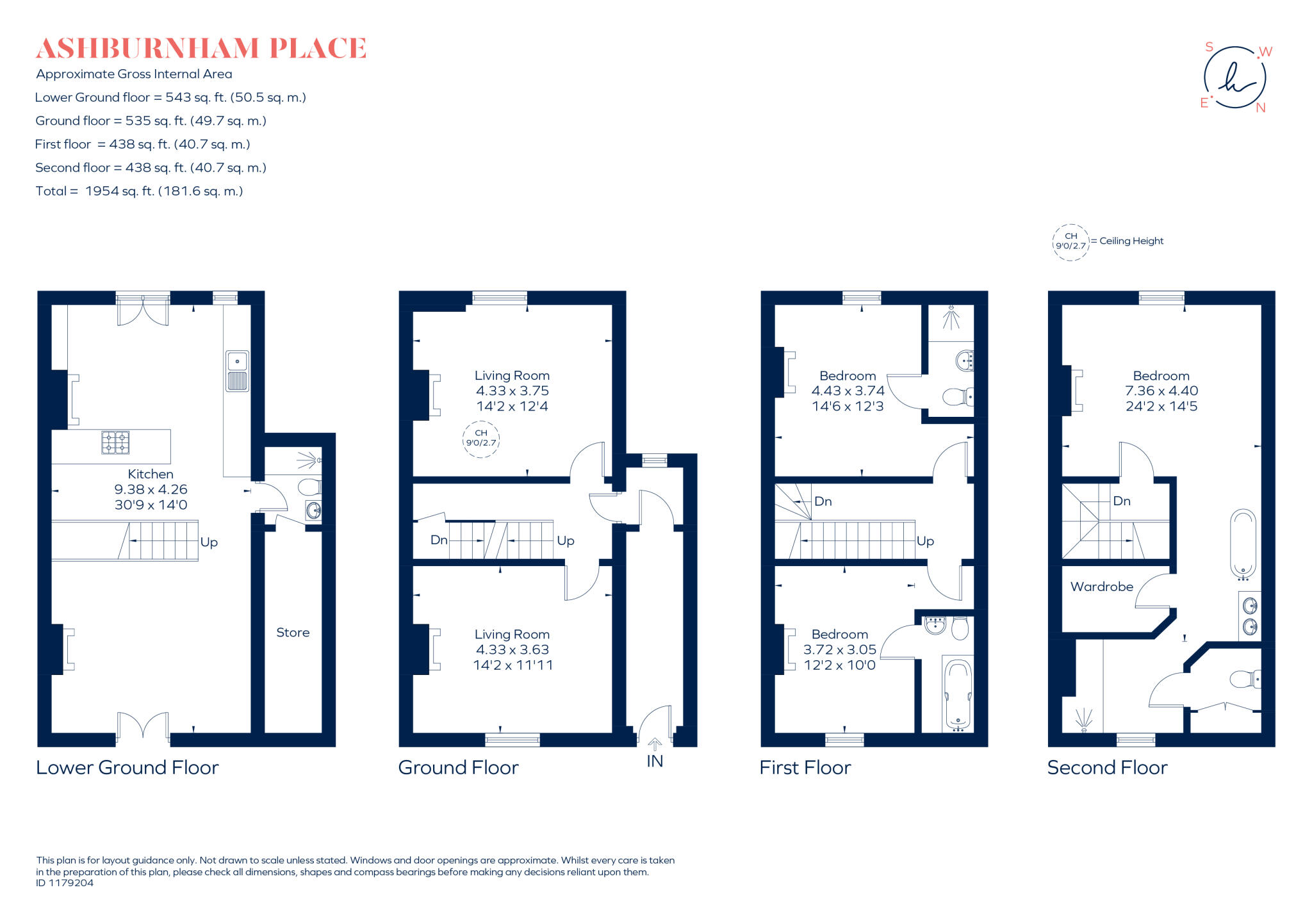 Ashburnham Place, London, SE10 floorplan