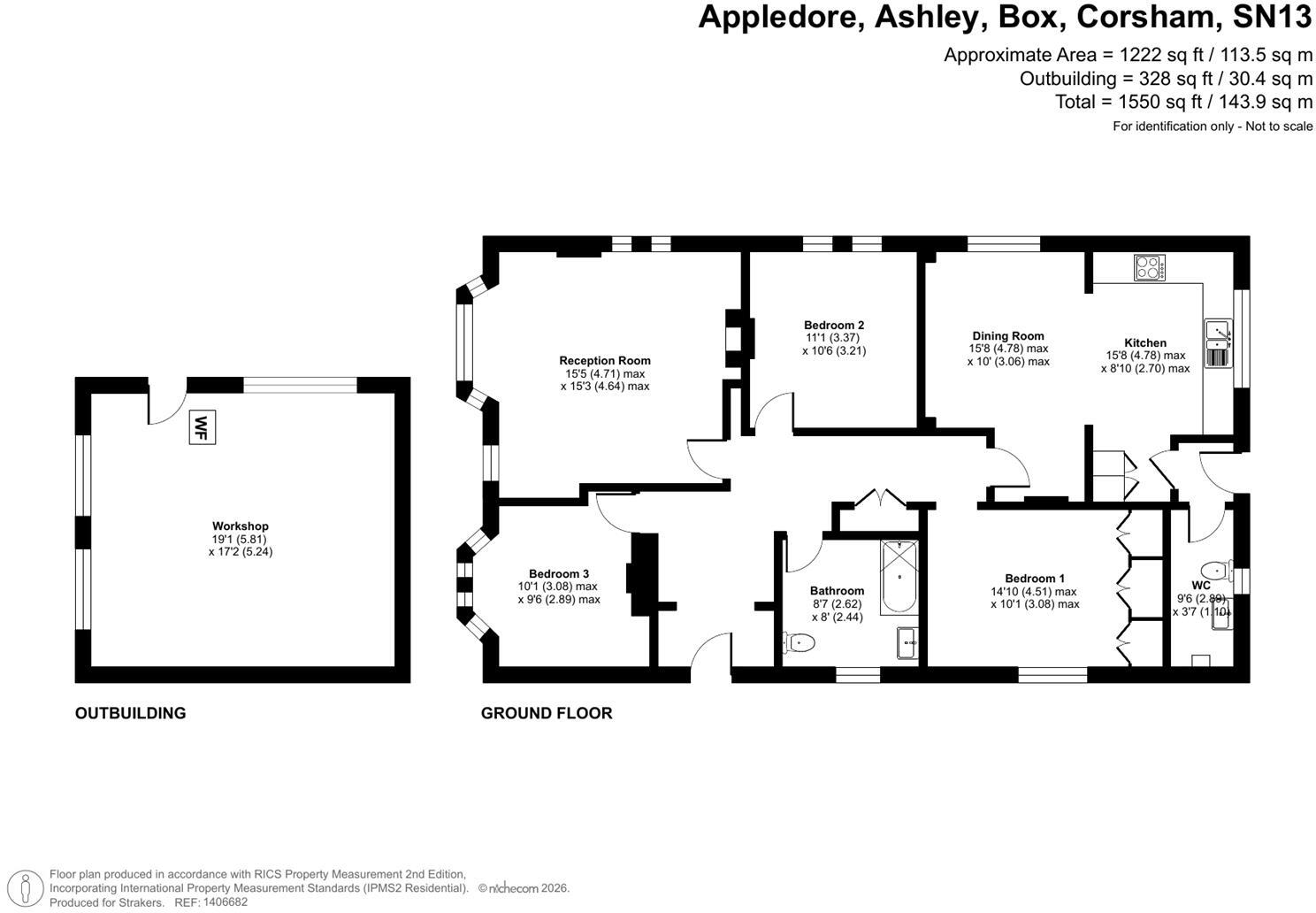 Ashley, Box, Corsham floorplan