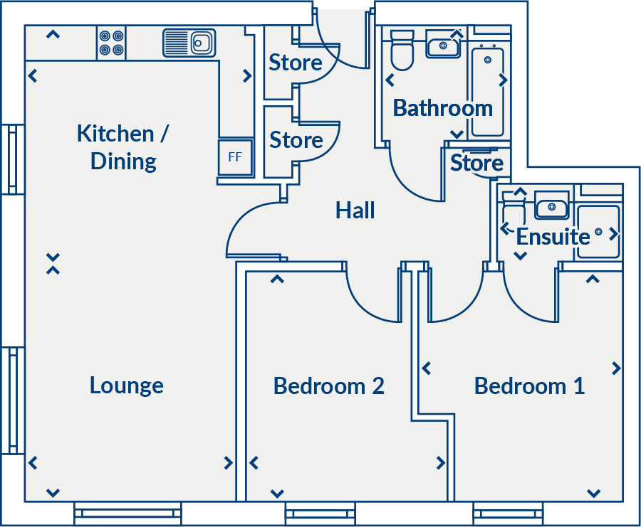 Sighthill Circus,
Glasgow,
G4 floorplan