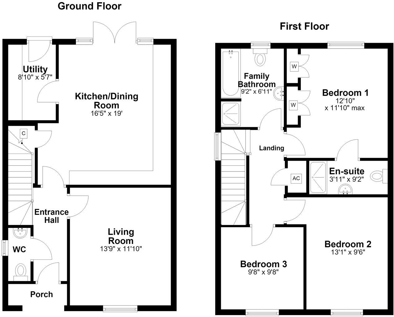 Monument Way, Priors Hall Park, Corby floorplan