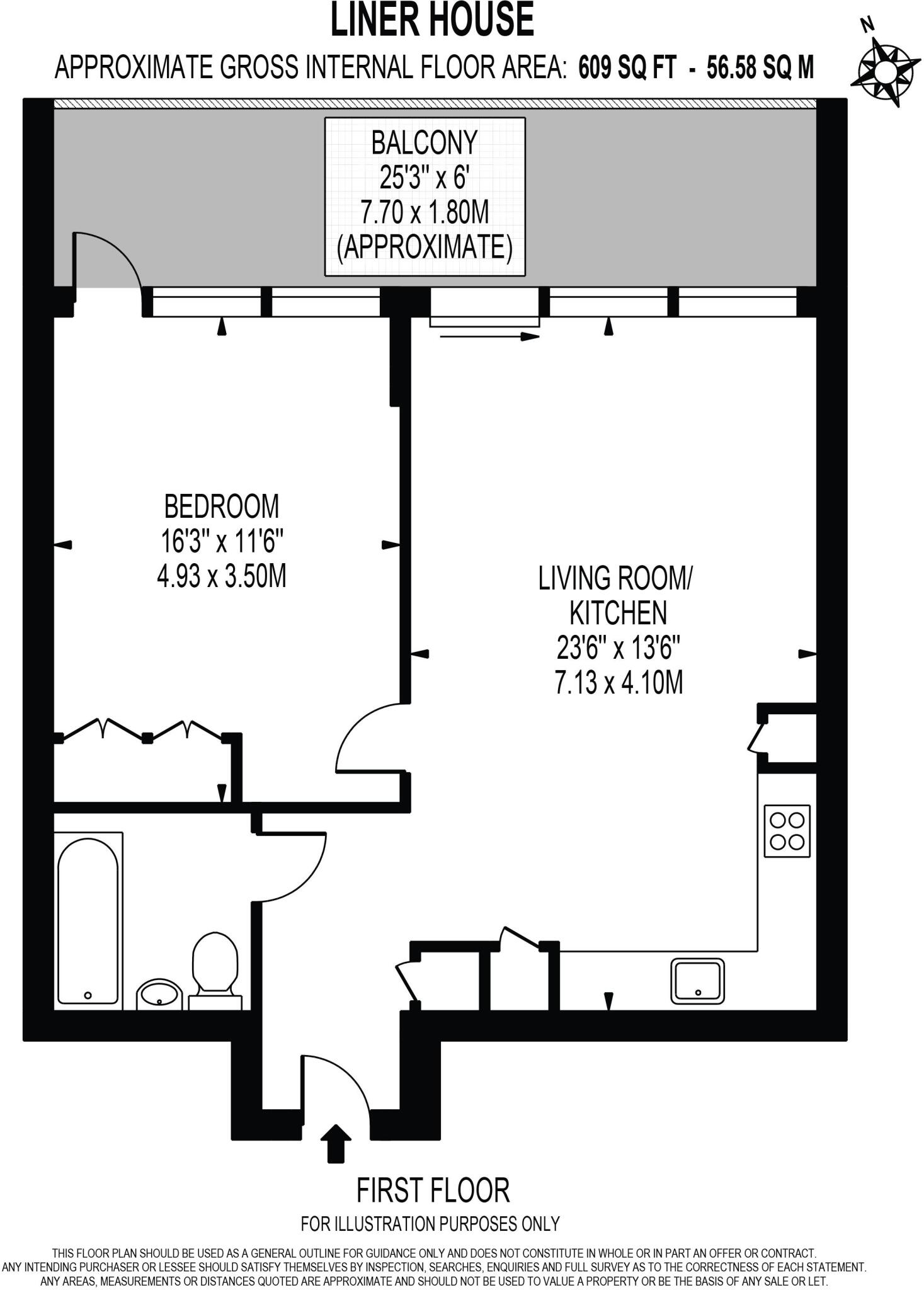 Liner House, Admiralty Avenue, E16 floorplan