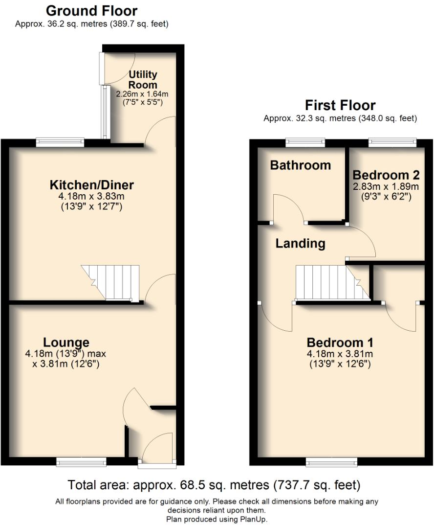 Avondale Street, Colne floorplan