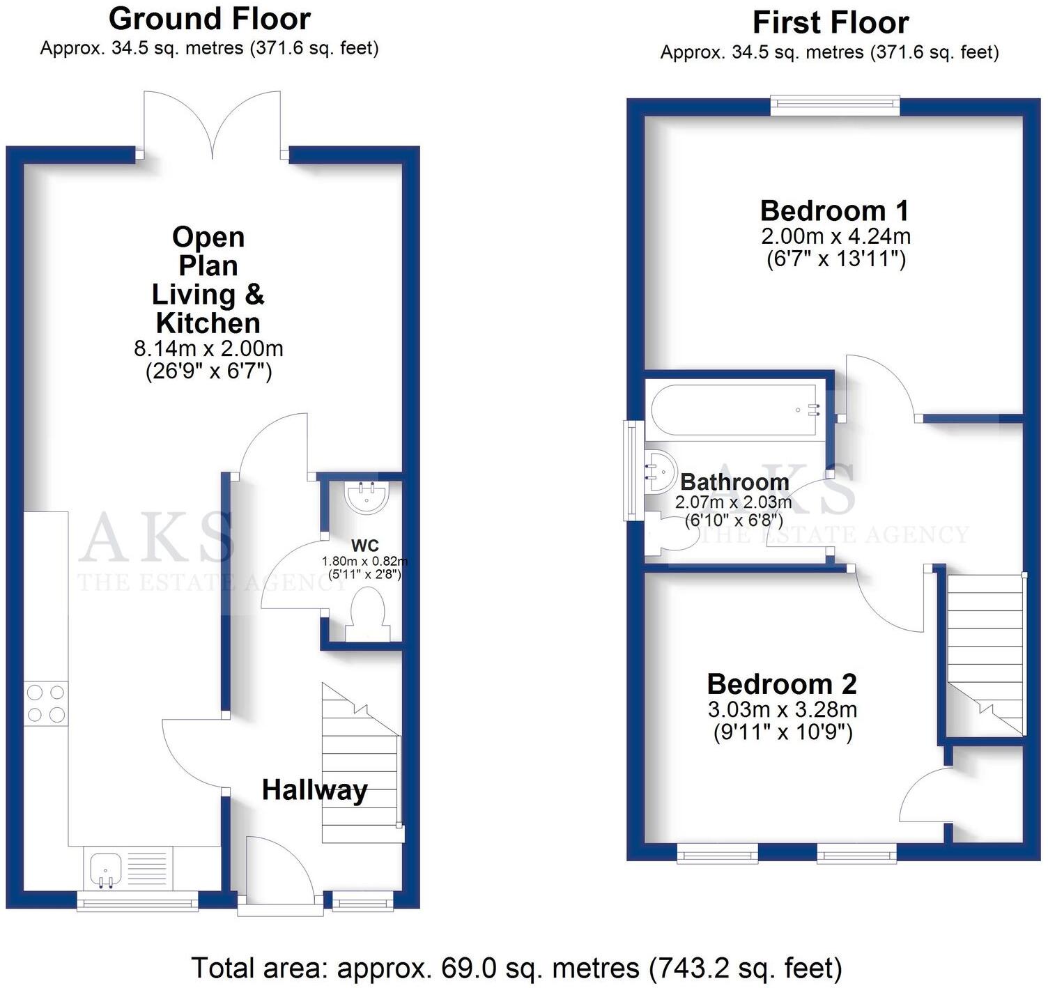 Old Station Close, Etwall, DE65 floorplan