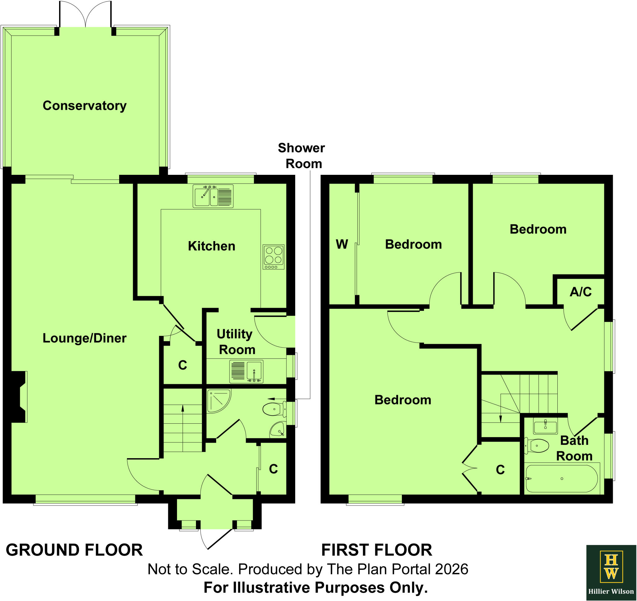 Hawkchurch Gardens, Canford Heath, Poole BH17 floorplan