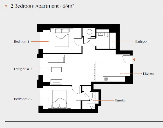 Fiftyfive, M3 floorplan