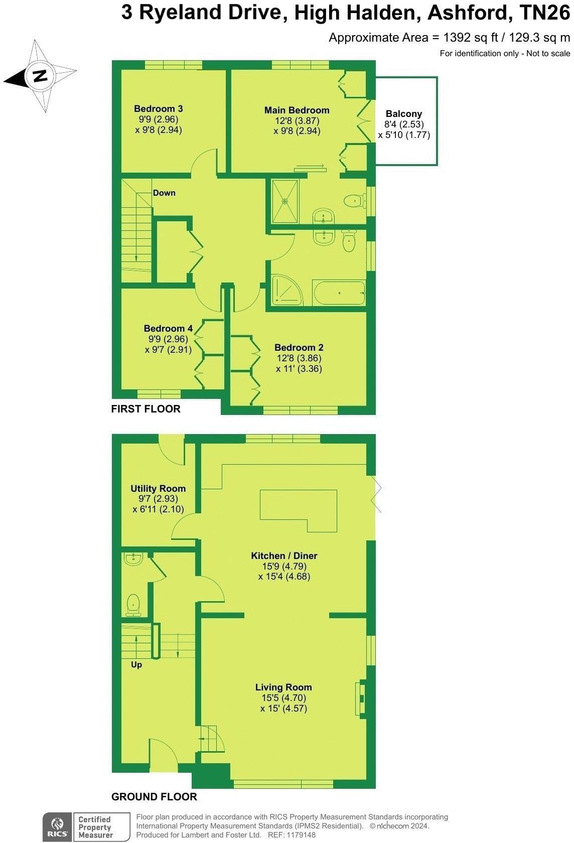 Ryeland Drive, High Halden floorplan