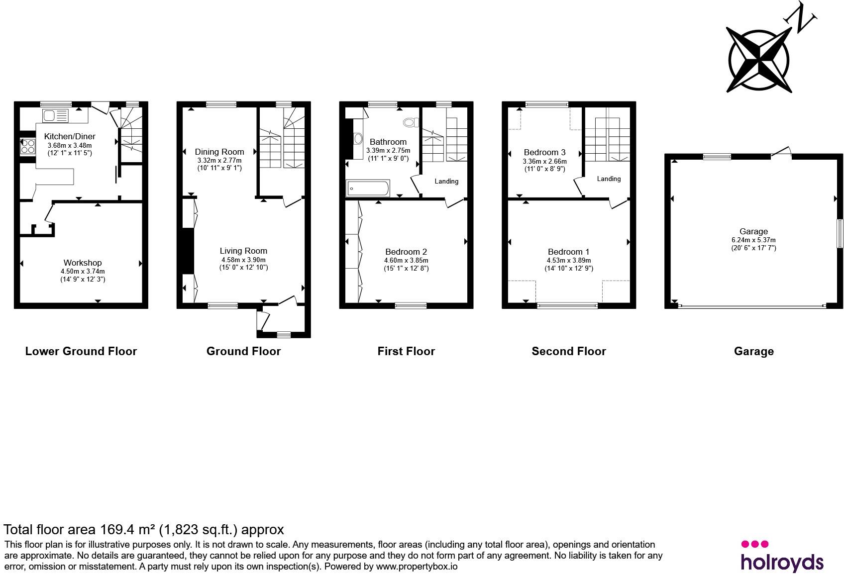 Vale Mill Lane, Haworth, Keighley floorplan
