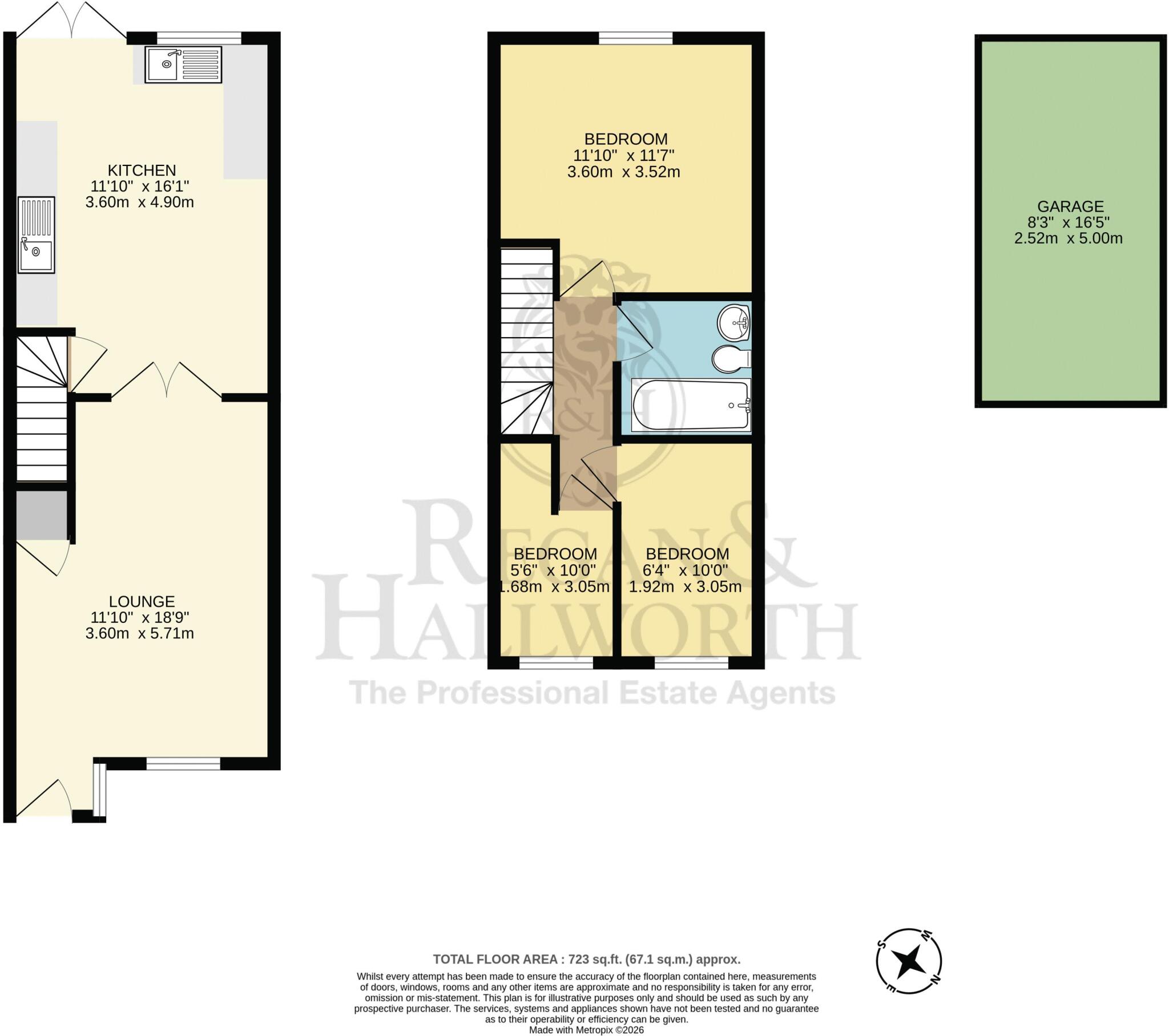 Ashbourne Avenue, Whelley, WN2 1HN floorplan