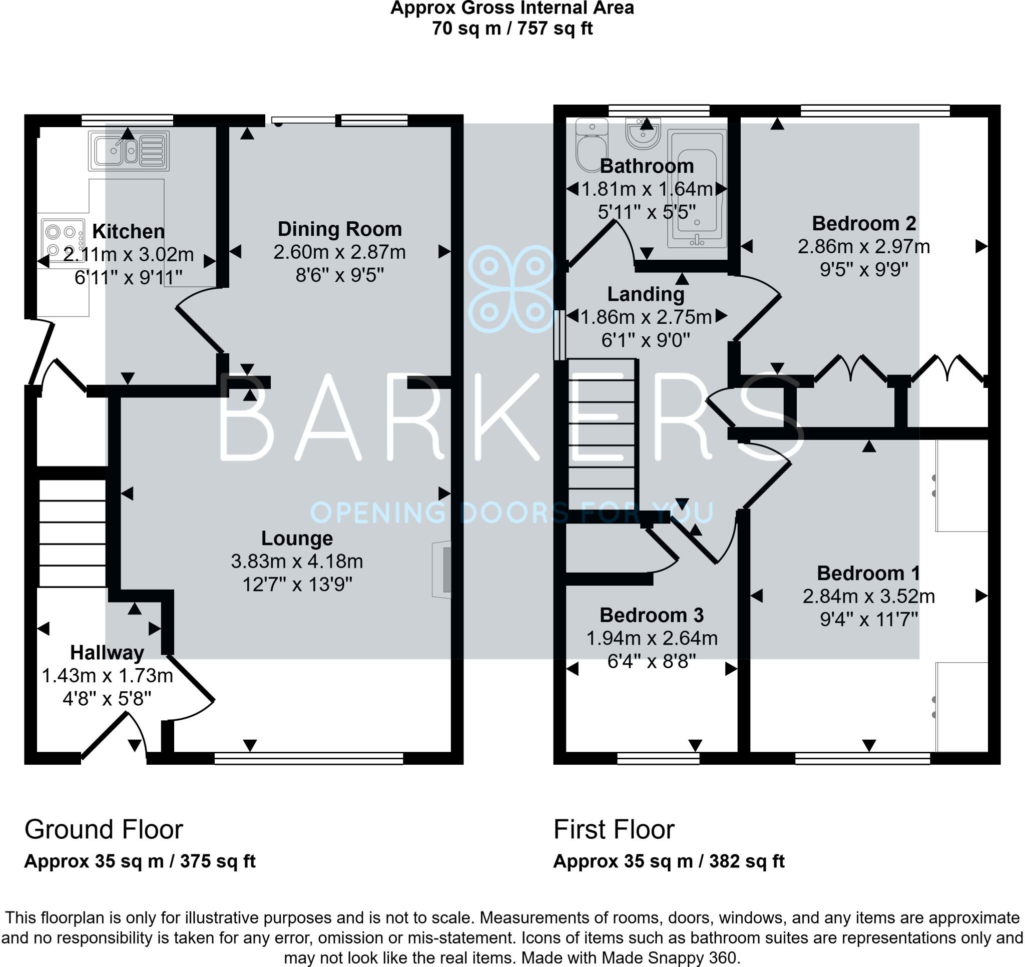 Thorndene Way, Bradford 4 floorplan