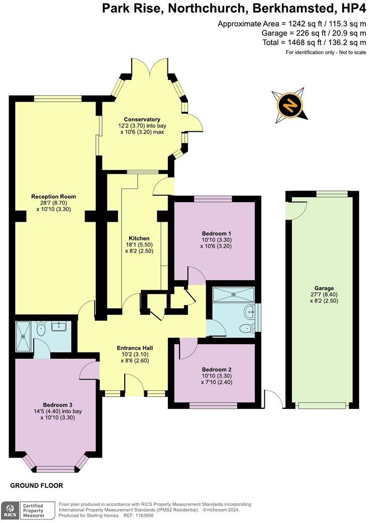 Park Rise, Northchurch, Berkhamsted floorplan