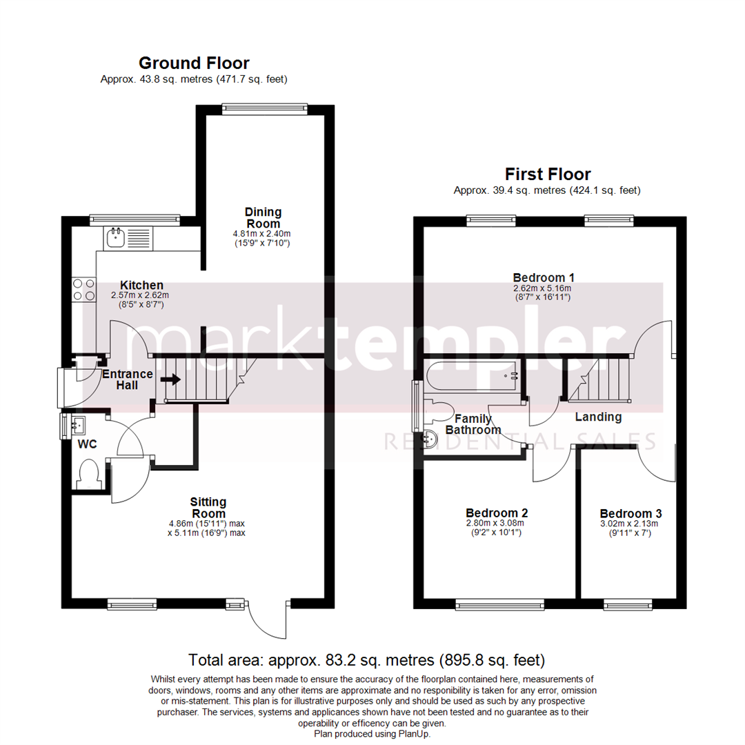Family home in popular Yatton crescent with no onward chain floorplan
