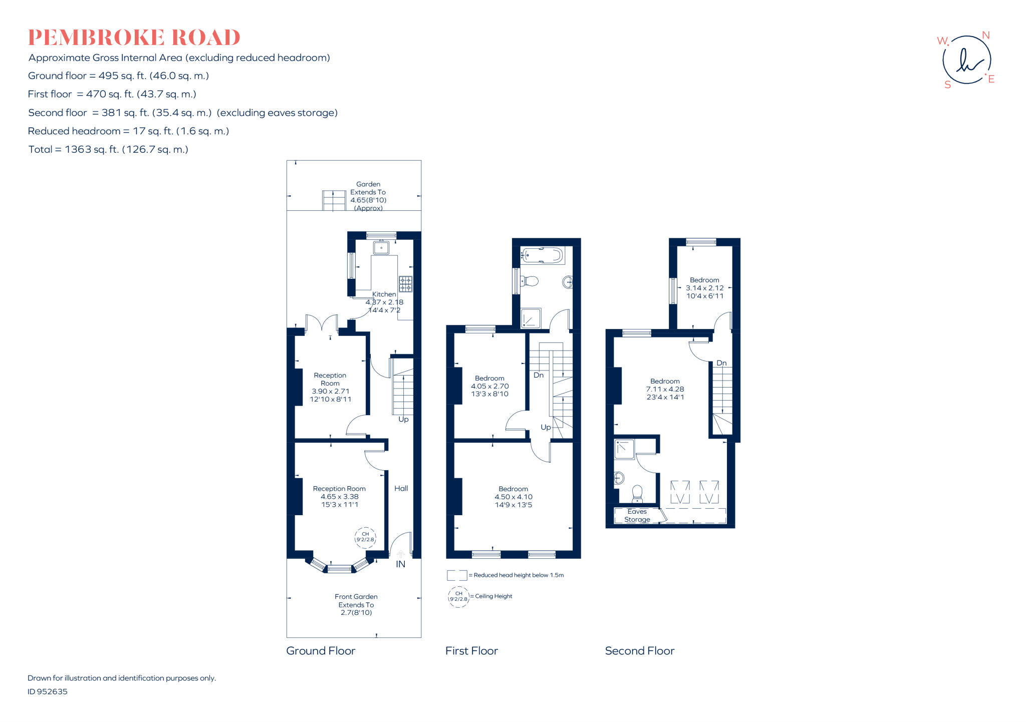 Pembroke Road London N10 floorplan