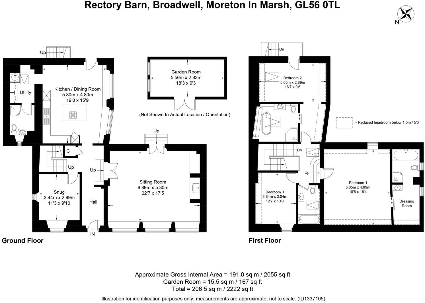 Broadwell, Gloucestershire floorplan